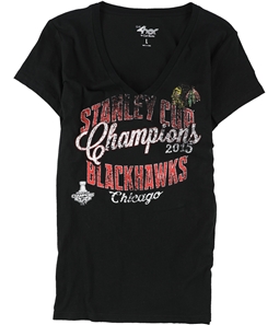 G-III Sports Womens Chicago Blackhawks Graphic T-Shirt