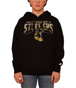 STARTER Mens Pittsburgh Steelers Hoodie Sweatshirt