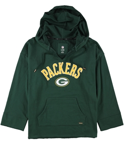 G-III Sports Womens Green Bay Packers Hoodie Sweatshirt