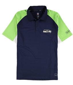 G-III Sports Mens Seattle Seahawks Rugby Polo Shirt