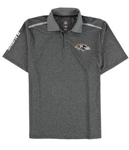 G-III Sports Mens Baltimore Ravens Rugby Polo Shirt