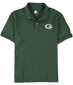 STARTER Mens Green Bay Packers Rugby Polo Shirt