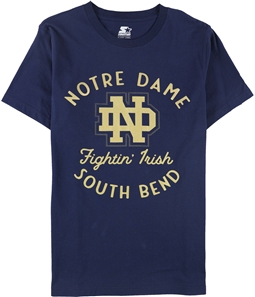 STARTER Mens University Of Notre Dame Graphic T-Shirt