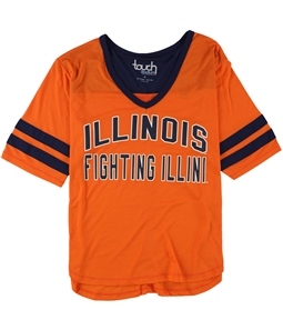 Touch Womens Fighting Illini Graphic T-Shirt