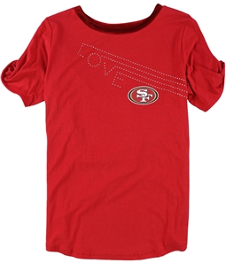 Touch Womens San Francisco 49ers Embellished T-Shirt