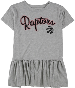 Touch Womens Toronto Raptors Peplum Graphic T-Shirt