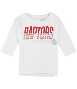 Touch Womens Toronto Raptors 1/2 Sleeve Graphic T-Shirt