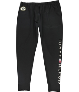 Tommy Hilfiger Womens Green Bay Packers Compression Athletic Pants