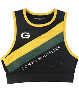 Tommy Hilfiger Womens Green Bay Packers Sports Bra