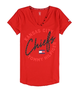 Tommy Hilfiger Womens Kansas City Chiefs Graphic T-Shirt