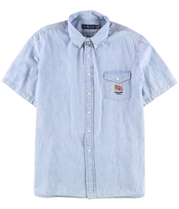 Ralph Lauren Mens Chambray Button Up Shirt
