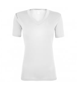 Reebok Womens Volt V-Neck Performance Basic T-Shirt
