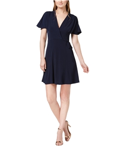 French Connection Womens Alexa Plete Accent Wrap Dress