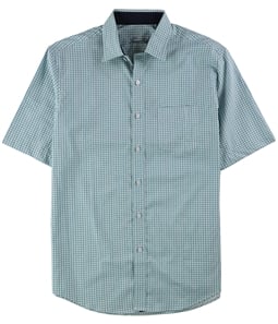 Tasso Elba Mens Printed Button Up Shirt