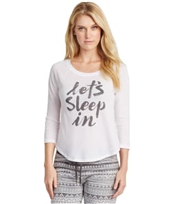 Aeropostale Womens Let's Sleep In Pajama Sleep T-shirt