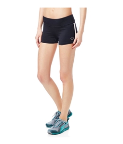 Aeropostale Womens Striped Running Athletic Workout Shorts