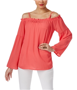 I-N-C Womens Ruched Knit Blouse