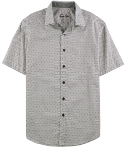 Tasso Elba Mens Paisley-Print Button Up Shirt