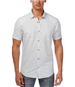 I-N-C Mens Dual Pocket Button Up Shirt