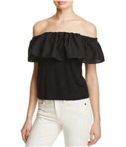 French Connection Womens Polly Plains Knit Blouse
