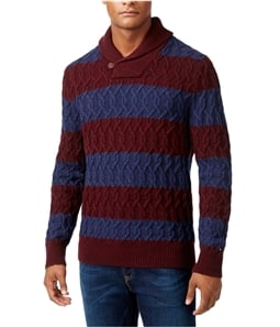 Tommy Hilfiger Mens Striped Knit Sweater