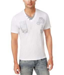 I-N-C Mens Layered Graphic T-Shirt