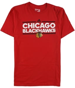 Adidas Mens Chicago Blackhawks Graphic T-Shirt