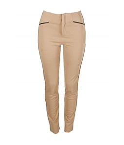 I-N-C Womens Faux Leather Casual Trouser Pants