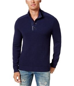 I-N-C Mens Double-Placket Pullover Sweater