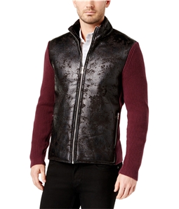 I-N-C Mens Swacket with Faux-Fur Lining Jacket