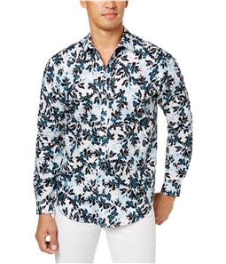 I-N-C Mens Floral Button Up Shirt