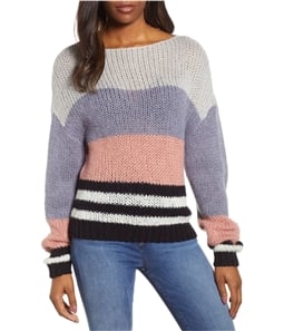 Lucky Brand Womens Bold Stripe Pullover Sweater