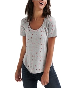 Lucky Brand Womens Dice Graphic T-Shirt