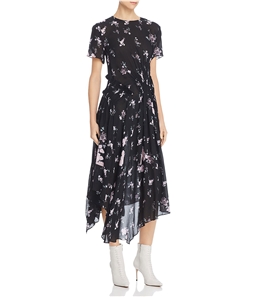 Preen Line Womens Lois Floral Midi Dress