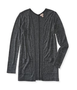 Aeropostale Womens Ribbed Open Front Cardigan Sweater