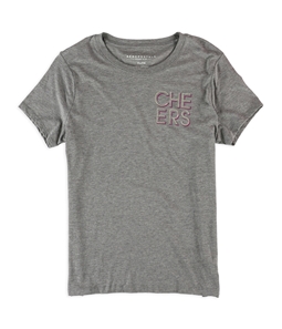 Aeropostale Womens CHEERS Graphic T-Shirt