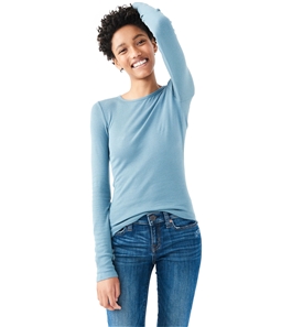 Aeropostale Womens Slim Fitting Ribbed Graphic T-Shirt