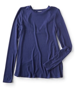 Aeropostale Womens Seriously Ribbed Pullover Blouse