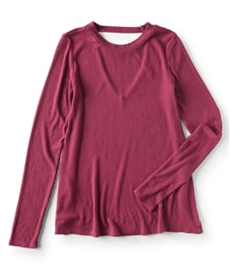 Aeropostale Womens Seriously Ribbed Pullover Blouse