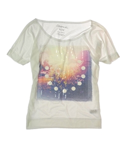 Aeropostale Womens Sequin Graphic T-Shirt