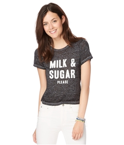 Aeropostale Womens Milk & Sugar Graphic T-Shirt