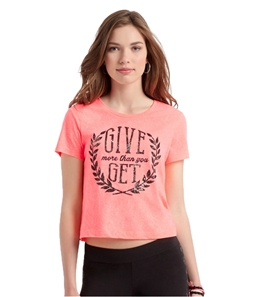 Aeropostale Womens Give More Graphic T-Shirt