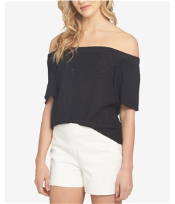 1.STATE Womens Flounce Knit Blouse