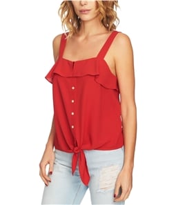 1.STATE Womens Tie-Front Tank Top
