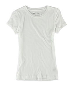 Aeropostale Womens Solid Basic T-Shirt