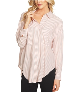 1.STATE Womens Split Back Button Up Shirt