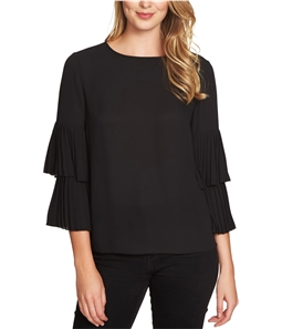 1.STATE Womens Tiered-Sleeve Knit Blouse