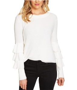 1.STATE Womens Ruffled Tiered Pullover Sweater