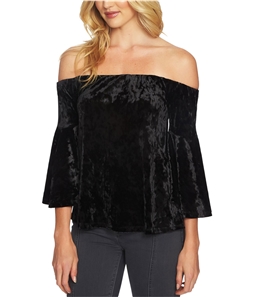 1.STATE Womens Bell Sleeve Off the Shoulder Blouse