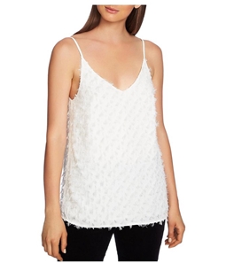 1.STATE Womens Fringed Cami Tank Top